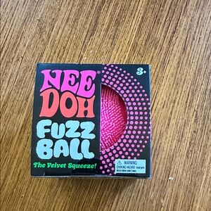 Nee Doh Fuzz Ball Pink Toy